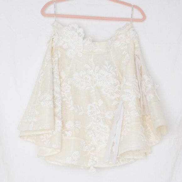 Zimmerman Ivory Postcard Applique Skirt Resort RTW 2022 Sold Out Rare NWT - Picture 3 of 7